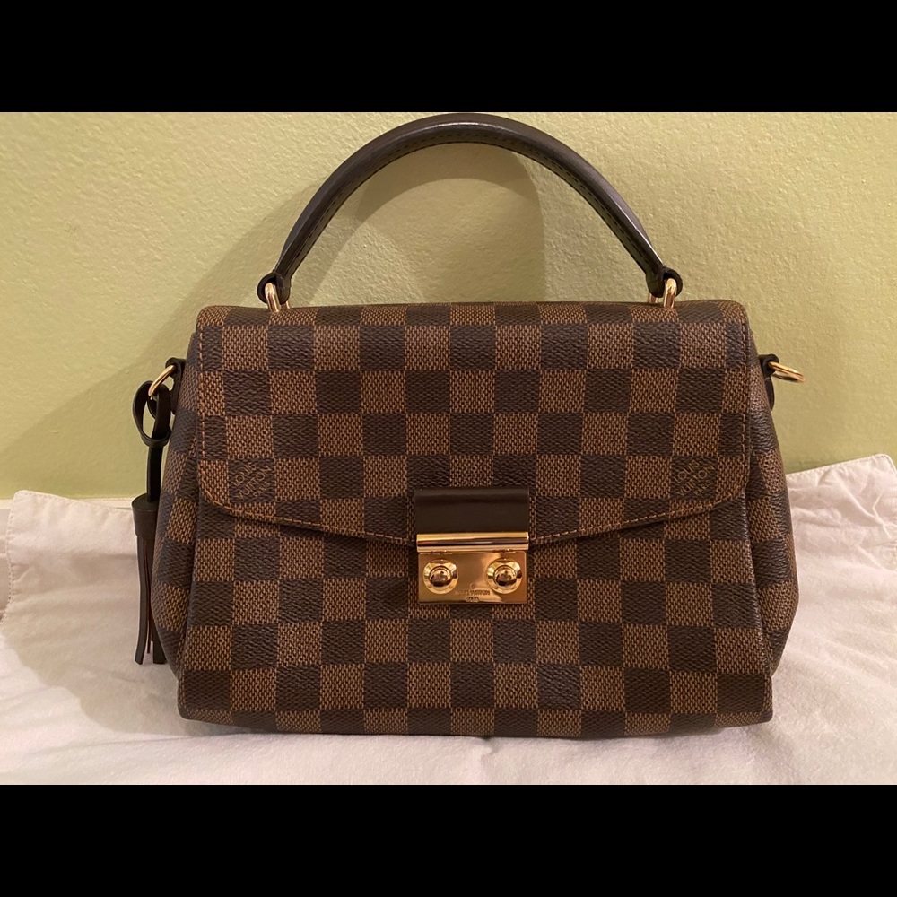 Croisette Damier Ebene Crossbody w/ dustbag.